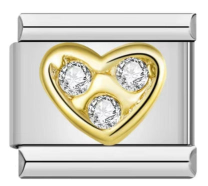 Italiano Corazón & Piedras Plateadas