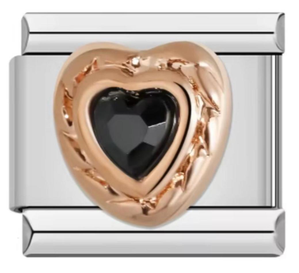 Italiano Corazon Piedra Negra