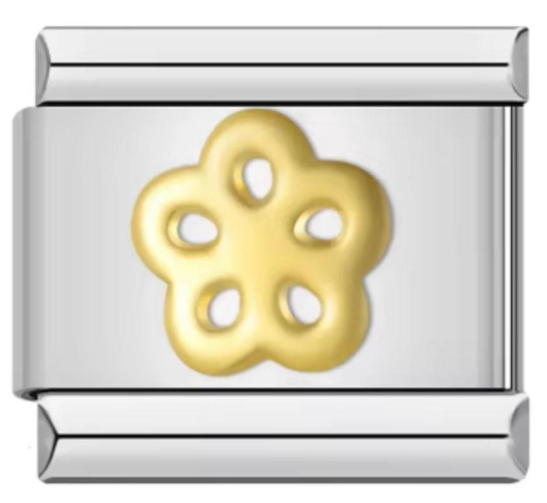 Italiano Flor Borde Dorado