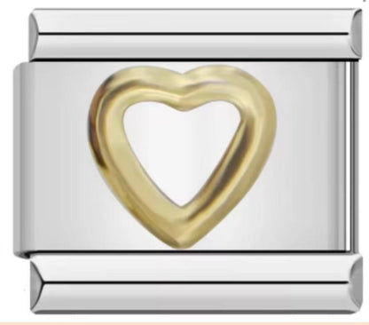 Italiano Corazon Borde Dorado