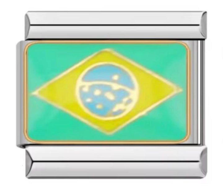 Italiano Bandera Brazil