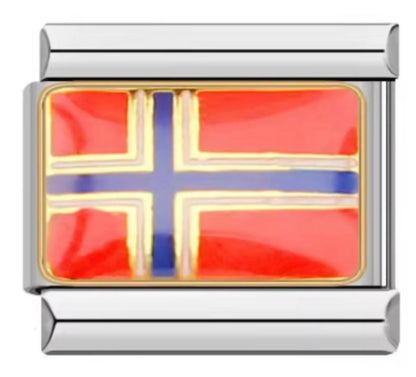Italiano Bandera Noruega