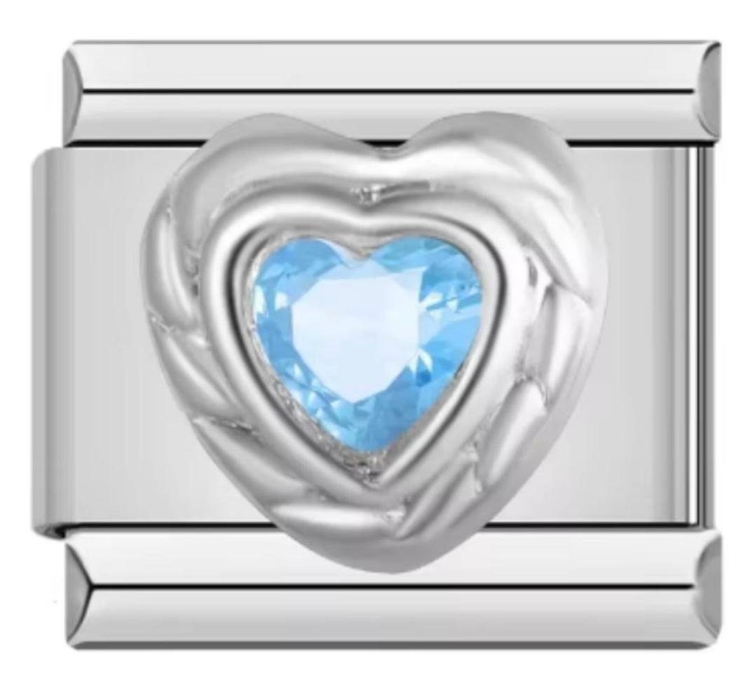 Italiano Piedra Corazón Azul