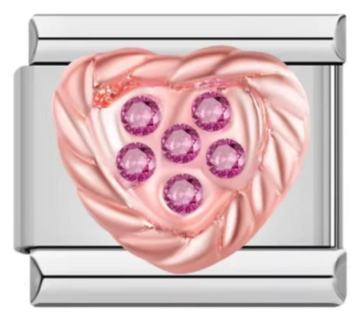 Italiano Corazon Rosa & Piedras Rosas