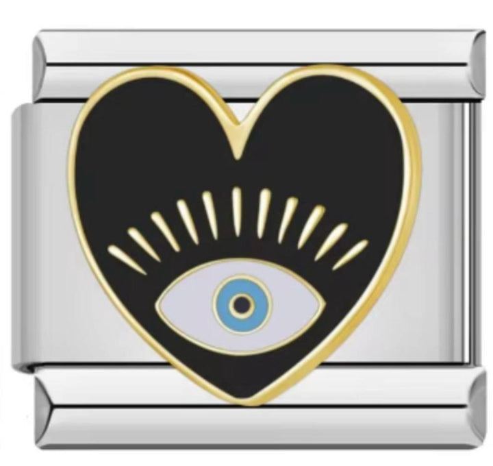 Italiano Ojo De Horus Corazon Negro