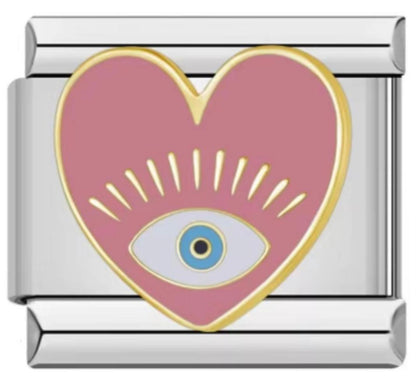 Italiano Ojo de Horus Corazón Rosa