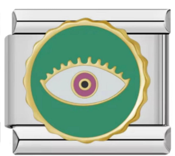 Italiano Ojo de Horus Circular Verde