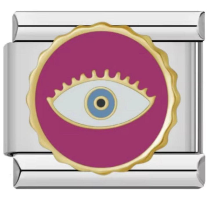 Italiano Ojo De Horus Circular Rosa