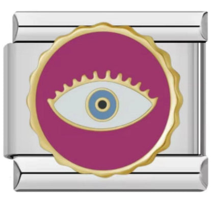 Italiano Ojo De Horus Circular Rosa