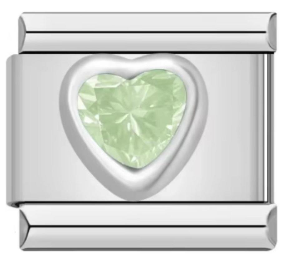 Italiano Piedra Corazón Verde