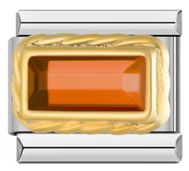 Italiano Piedra Naranja  Rectangular