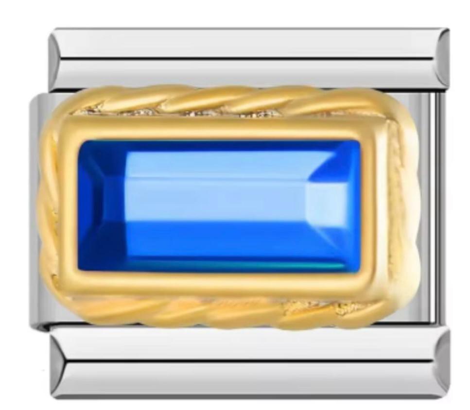 Italiano Piedra Azul Rectangular