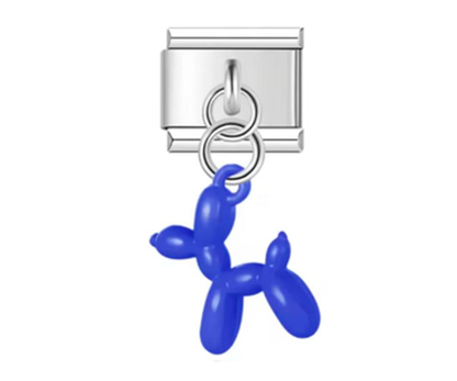 Italiano Globo de Perro Azul Marino