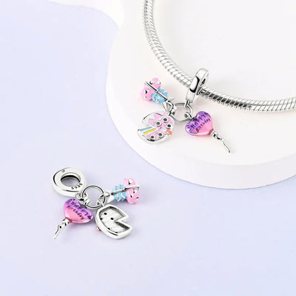 Pastel y Corazón de Happy Birthday
