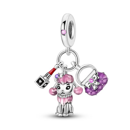 French Poodle y Bolso de Mujer