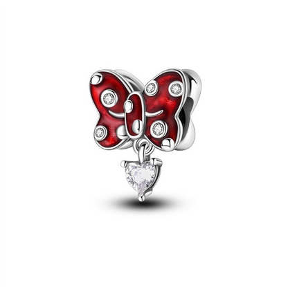 Mariposa Roja y Corazón