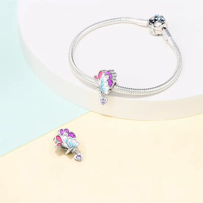 Mariposa de la Armonía y Corazón Morado