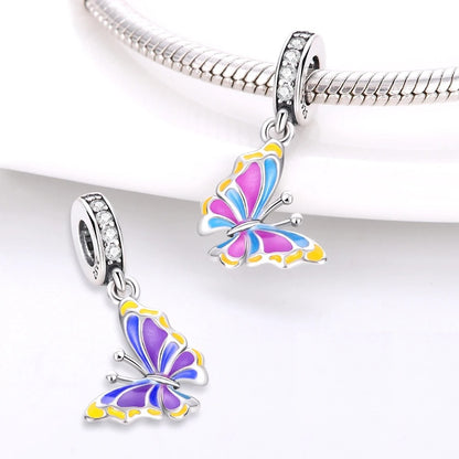 Mariposa de Colores Fluorescente