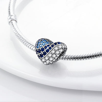 Corazon de Olas Diamantadas