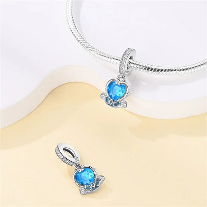 Corazón Azul de Princesa