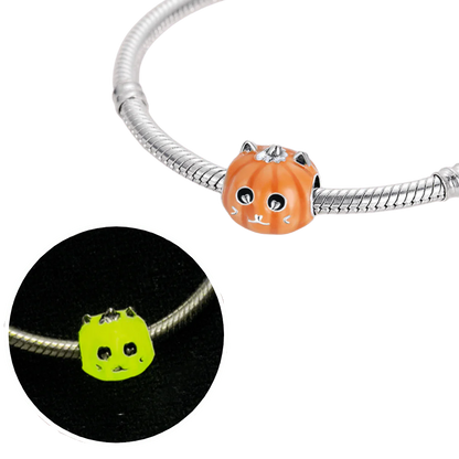 Calabaza de Gatito Fluorescente
