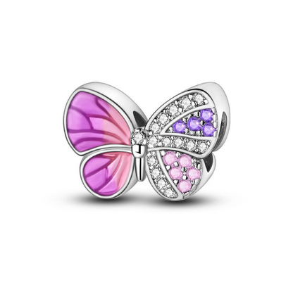 Mariposa Rosa Diamantada