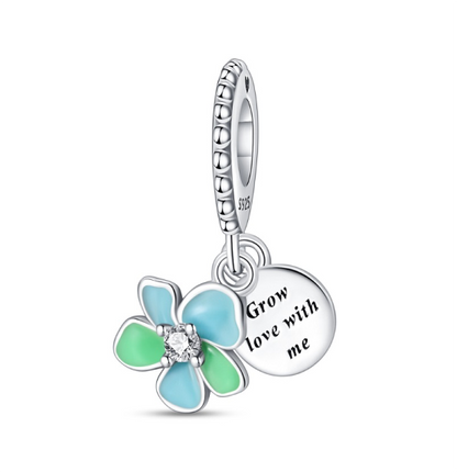 Flor Azul "Grow Love With Me"