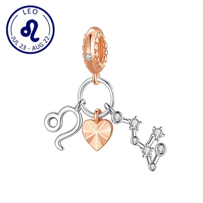 Constelación del Zodíaco Leo y Corazón