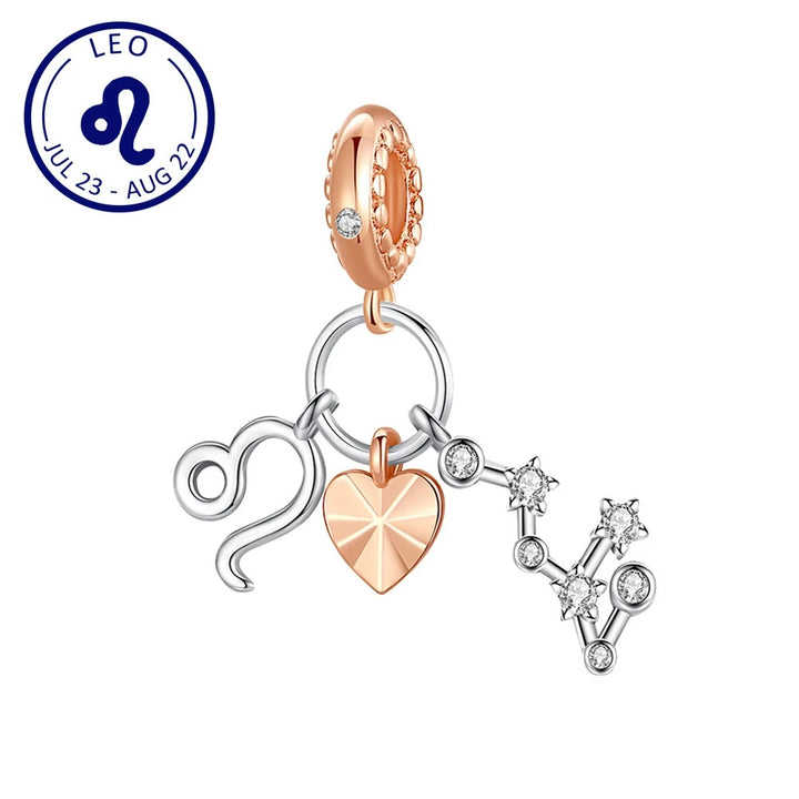 Constelación del Zodíaco Leo y Corazón