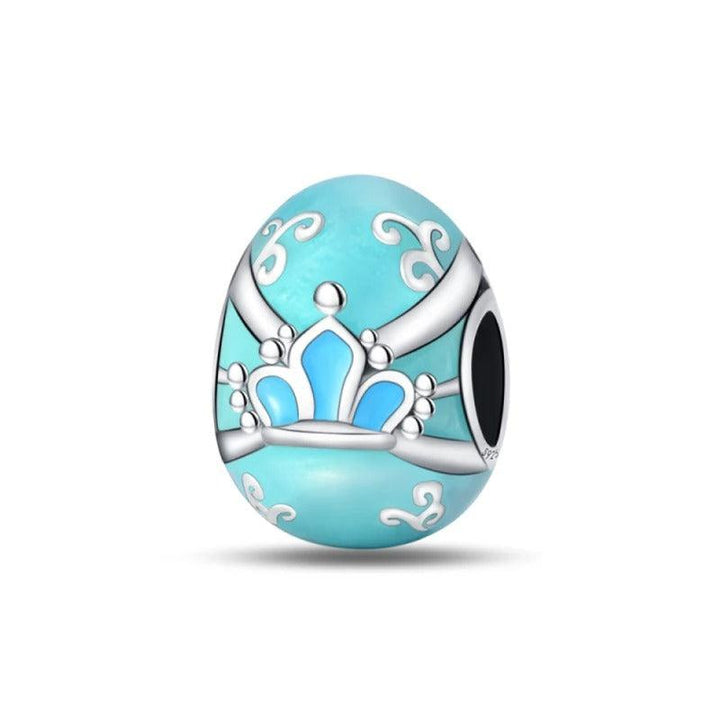 Huevo de Pascua Azul Fluorescente