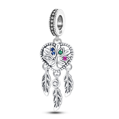 Atrapasueños Corazon "Flor de la Vida"