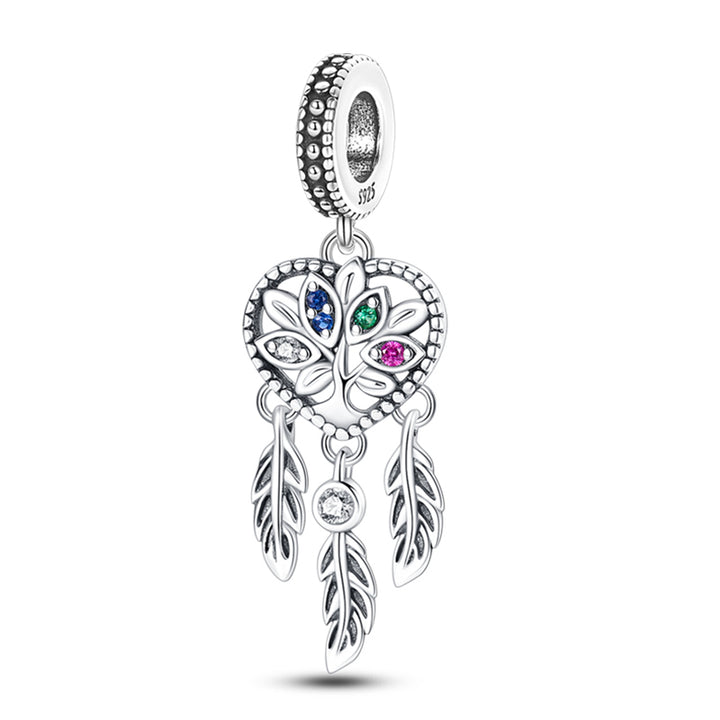 Atrapasueños Corazon "Flor de la Vida"