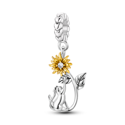 Girasol & Gatito Plateado