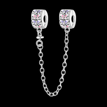 Cadena de Seguridad Mariposas Celestiales