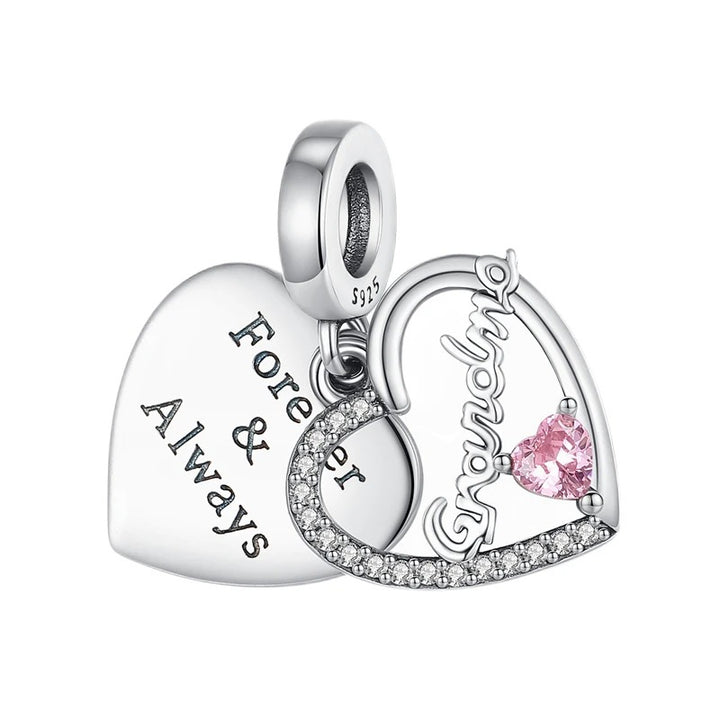 Corazón Grandma y Corazón "Forever and Always"