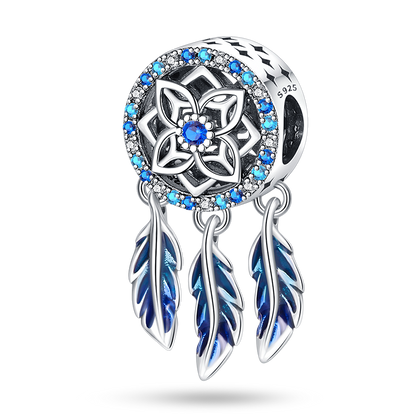 Atrapasueños Mantra Azul