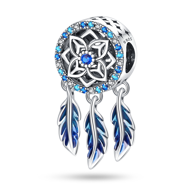 Atrapasueños Mantra Azul