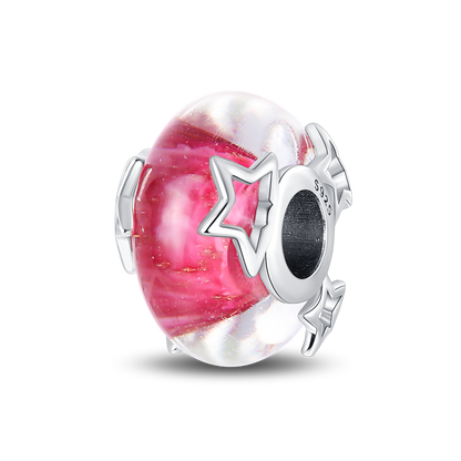 Abalorio Rosa de Estrellas