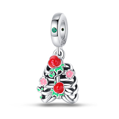 Esqueleto y Rosas