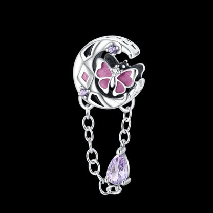 Luna, Mariposa y Gota Morada