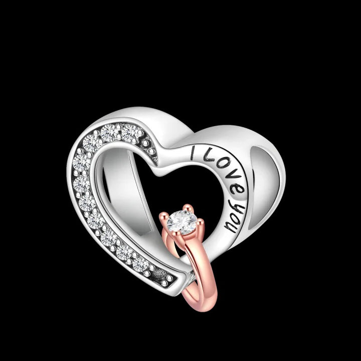 Corazón y Anillo "I Love U"