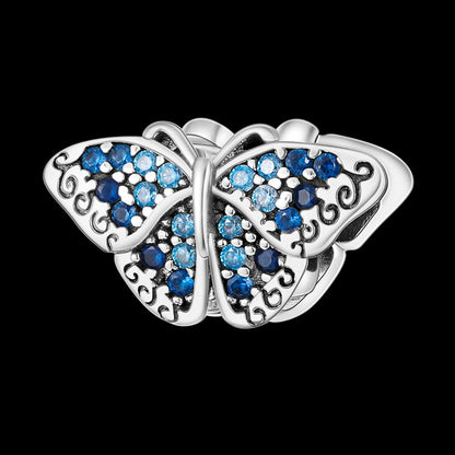 Mariposa Azul Diamantada