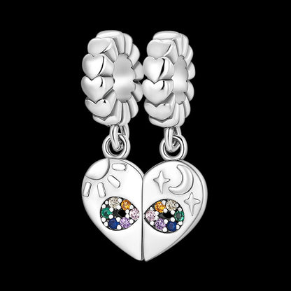 Corazon de Sol & Luna "Mejores Amigas"
