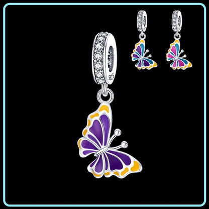 Mariposa de Colores Fluorescente