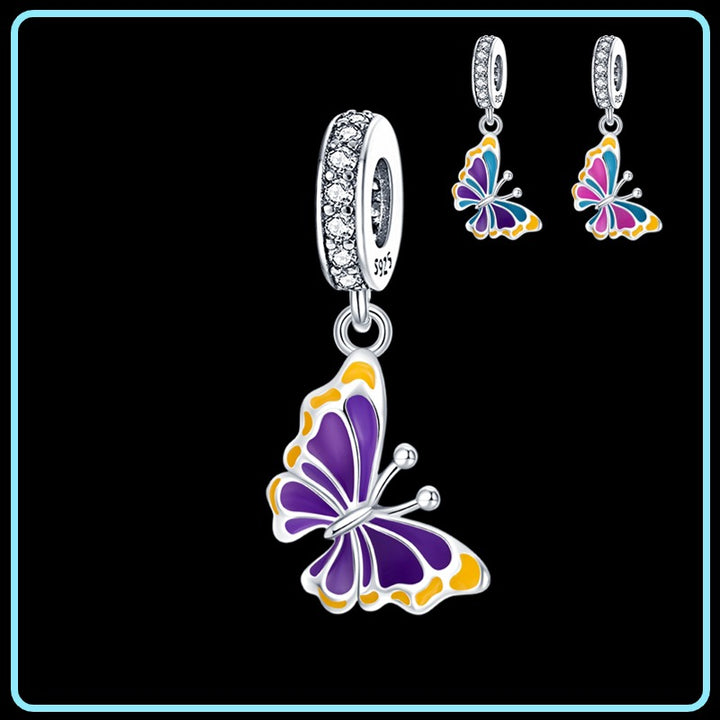 Mariposa de Colores Fluorescente